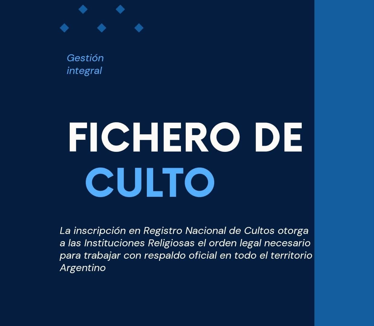 Información sobre Fichero de Culto